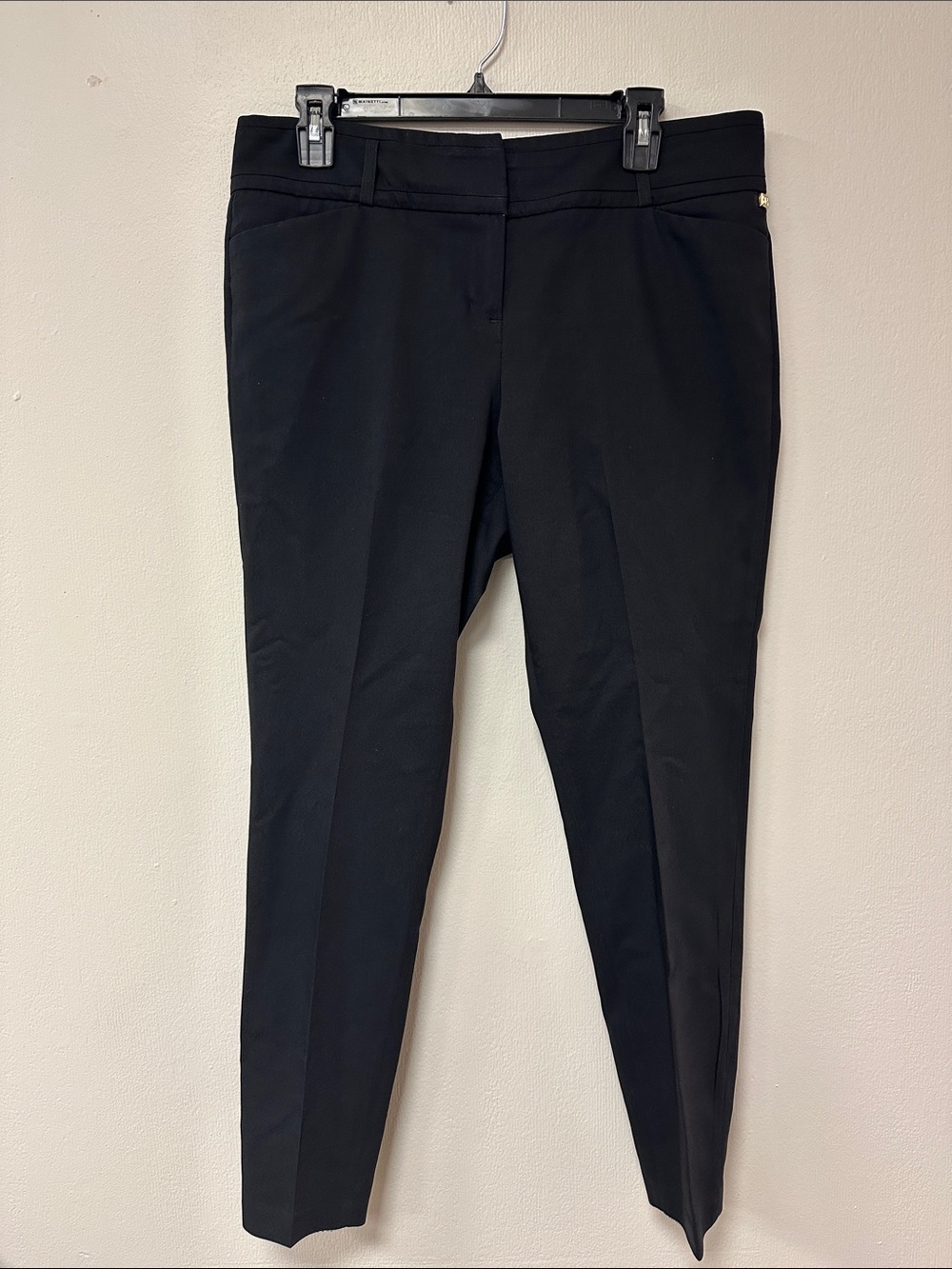 Ivanka Trump Classic Black Women's Slim Dress Pants